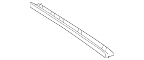 Upper trunk lid trim for Lexus GX470 03-09, gray