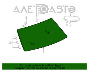 Jeep Grand Cherokee WK2 11-13 Windshield