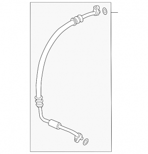 Air conditioning compressor-heater hose for the 2013 Acura MDX