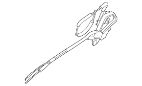 Rear left door lock Nissan Altima 13-18