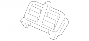 Honda Accord 18-22 Center Console Air Vent Deflector