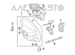 Right steering wheel controls for Lexus GX470 03-04