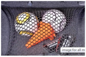 Audi A4 B8 08-16 trunk net black