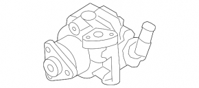 Power steering pump Audi A4 B8 08-16