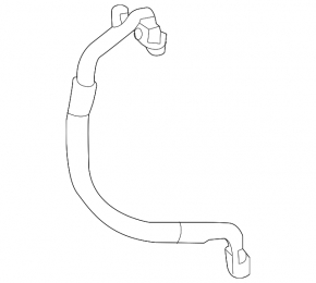 Air conditioner tube compressor-heater first Nissan Leaf 18-21