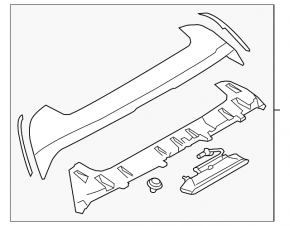 Subaru Outback 15-19 Tailgate Spoiler