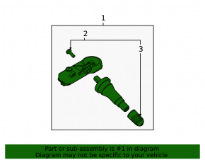Ford Fusion mk5 13-16 315mhz Wheel Pressure Sensor