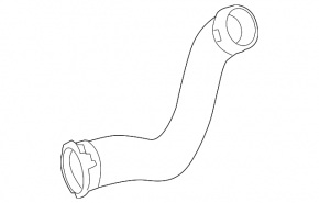 Intercooler pipe right Mercedes W212 11-13 3.0T