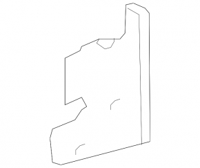 Door hinge lower rear right Mercedes C-class W205 15-21