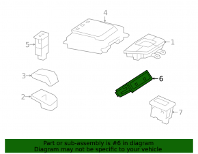 Mercedes H247 GLA 20-23 USB Hub, central, 1 Type-C