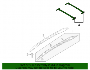 Roof rails 2pcs Ford Ecosport 18-22
