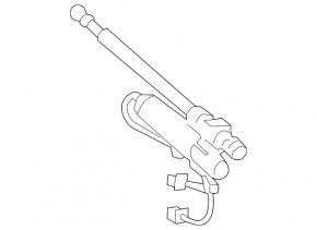 Lincoln MKZ 13-20 electric trunk lid actuator with soft-close