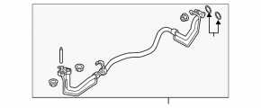 Air conditioning pipe Ford Fusion mk5 13-20
