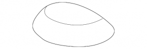 Antenna fin Ford Mustang mk6 18-23