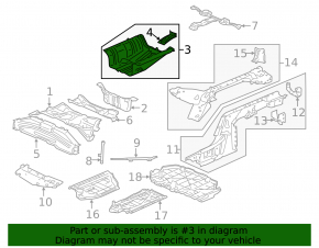 Honda CRZ 11-16 lower TV bar