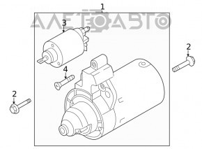 Starter Audi A4 B9 21-25 2.0T