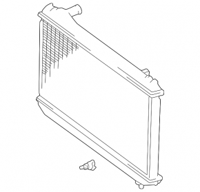 Lexus ES300 ES330 water cooling radiator