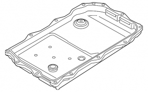 Oil pan for automatic transmission BMW 4 G26 22-24