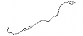Battery cable through the entire body of a Volvo XC60 18