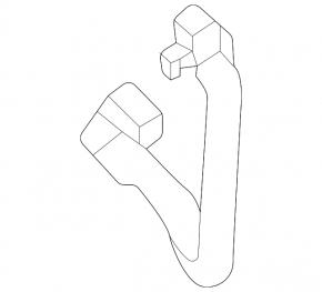 Lower cooling hose Volvo XC60 22-25 B5, B6