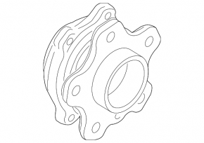 Rear left hub BMW X5 G05 19-25 M