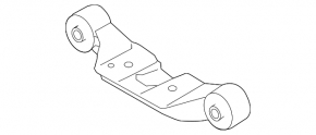Subaru Outback 10-14 Rear Axle Bracket