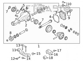 Subaru Outback 10-14 Rear Axle Bracket