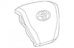Airbag in the steering wheel of the driver's Toyota Rav4 16-18