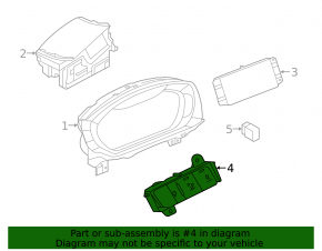Audi Q8 19-25 touch-sensitive light control for rear fog lights