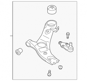 Lower control arm front right Hyundai Santa FE Sport 13-18