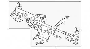 Honda Accord 18-22 Torpedo Reinforcement Pipe
