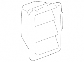 Left ventilation shield Toyota Rav4 06-12
