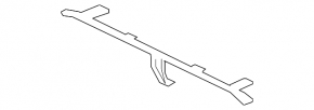 Mitsubishi Lancer 10-17 front bumper upper reinforcement