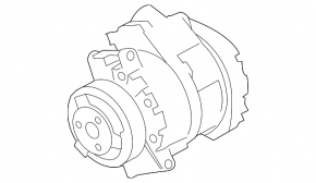 BMW X6 E71 08-14 N63 S63 Air Conditioning Compressor