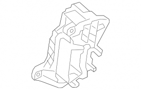 Bracket of blocks under the dashboard Toyota Prius 30 10-15