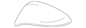 Left mirror cover for Toyota Rav4 13-15 under turn signal, left