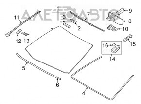 Rain sensor for Toyota Rav4 16-18