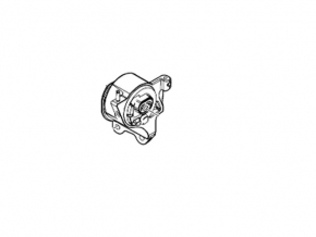 Engine mount left upper Ford Flex 09-12 automatic transmission