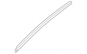 Windshield molding left Audi Q5 8R 09-17