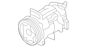 Air Conditioning Compressor Infiniti Q50 16-20 3.0T