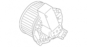 Heater assembly Ford Explorer 11-19 auto