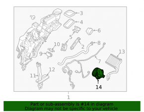 Heater assembly Ford Explorer 11-19 auto
