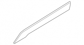 Door trim lower front left Ford Transit Connect MK2 13- black