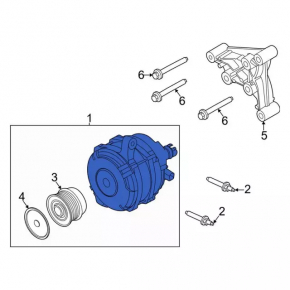 Generator Ford Explorer 20-23 2.3T for tow bar