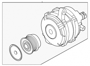 Generator Ford Explorer 20-22 2.3T