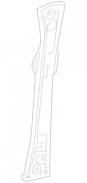 Window lift mechanism rear right Mercedes W221 with panel