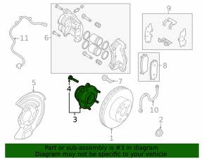 Front left hub for Nissan Pathfinder 22-25