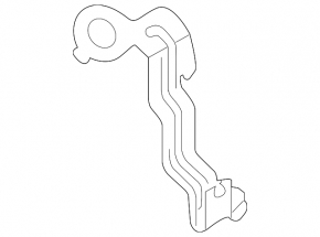 Bracket of the cooling system motor Audi A6 C8 19- 2.0T