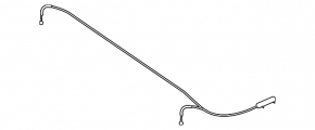 Hood Release Cable Front BMW X5 G05 19-23 OEM
