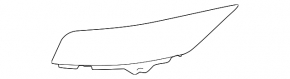 Front right headlight cover for Lexus RX 23-26 Japan built